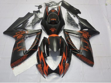 2006-2007 Orange Matte Suzuki GSXR 600-750 Motorcycle Fairing