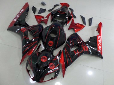 2006-2007 Red Bacardi Honda CBR1000RR Motorcycle Fairing