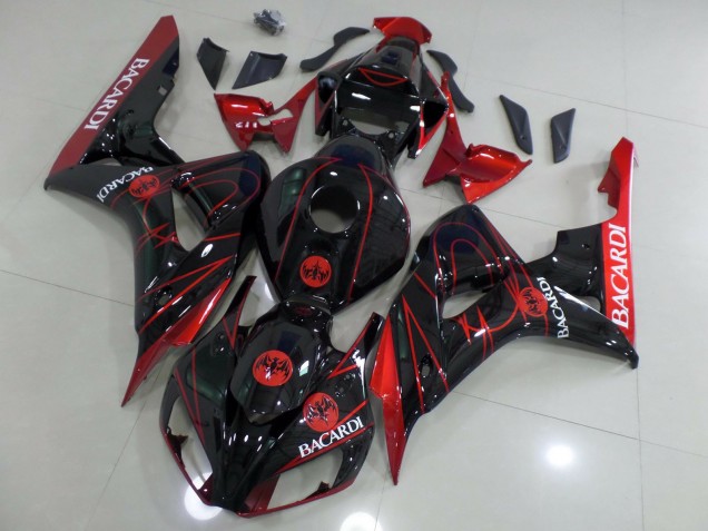 2006-2007 Red Bacardi Honda CBR1000RR Motorcycle Fairing