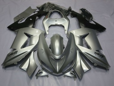 2006-2007 Silver Kawasaki ZX10R Motorcycle Fairing