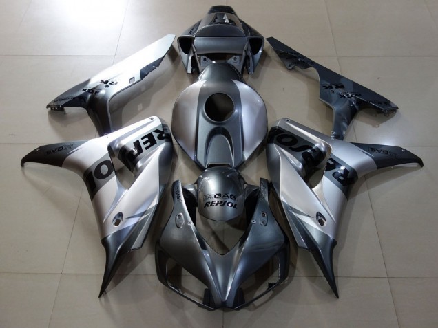 2006-2007 Silver Repsol Style Design Honda CBR1000RR Motorcycle Fairing 2006-2007 Silver Repsol Style Design Honda CBR1000RR Motorcycle Fairing