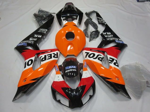 2006-2007 Vibrant Repsol Style Honda CBR1000RR Motorcycle Fairing 2006-2007 Vibrant Repsol Style Honda CBR1000RR Motorcycle Fairing