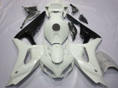 2006-2007 White and Black Honda CBR1000RR Motorcycle Fairing