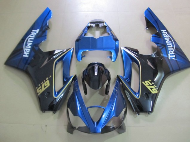 2006-2008 Blue and Black Triumph Daytona 675 Motorcycle Fairing 2006-2008 Blue and Black Triumph Daytona 675 Motorcycle Fairing