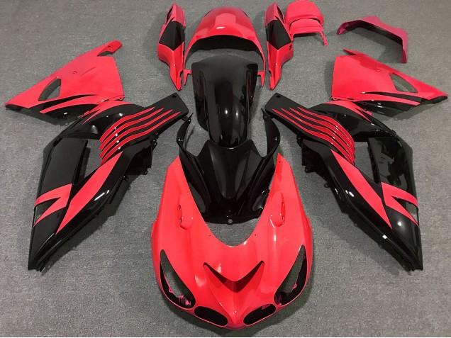 2006-2011 Bright Red Kawasaki ZX14R Motorcycle Fairing 2006-2011 Bright Red Kawasaki ZX14R Motorcycle Fairing
