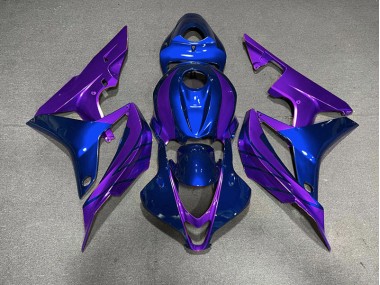 2007-2008 Blue & Purple Honda CBR600RR Motorcycle Fairing
