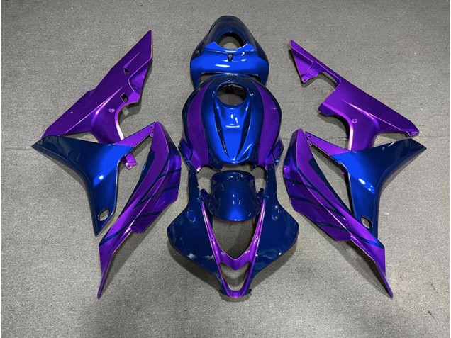 2007-2008 Blue & Purple Honda CBR600RR Motorcycle Fairing 2007-2008 Blue & Purple Honda CBR600RR Motorcycle Fairing