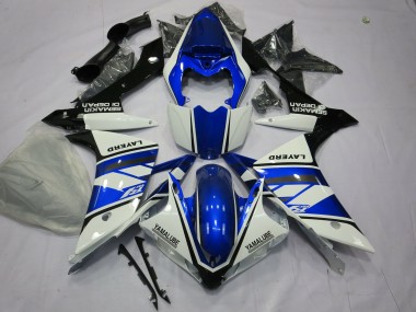 2007-2008 Blue and White Yamaha R1 Motorcycle Fairing