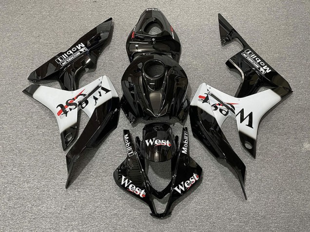 2007-2008 Classic West Style Honda CBR600RR Motorcycle Fairing 2007-2008 Classic West Style Honda CBR600RR Motorcycle Fairing