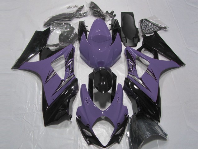 2007-2008 Dark Purple and Black Suzuki GSXR 1000 Motorcycle Fairing 2007-2008 Dark Purple and Black Suzuki GSXR 1000 Motorcycle Fairing