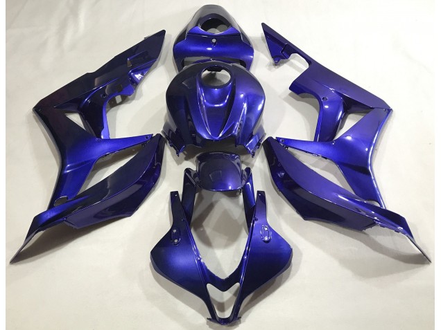 2007-2008 Deep Blue Plain Honda CBR600RR Motorcycle Fairing 2007-2008 Deep Blue Plain Honda CBR600RR Motorcycle Fairing