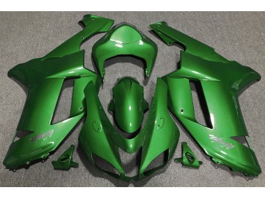 2007-2008 Forest Green Kawasaki ZX6R Motorcycle Fairing