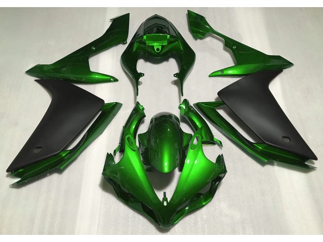 2007-2008 Gloss Green & Black Yamaha R1 Motorcycle Fairing 2007-2008 Gloss Green & Black Yamaha R1 Motorcycle Fairing