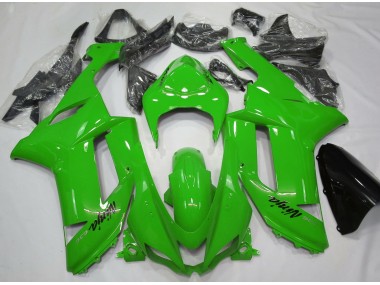 2007-2008 Gloss Green Kawasaki ZX6R Motorcycle Fairing