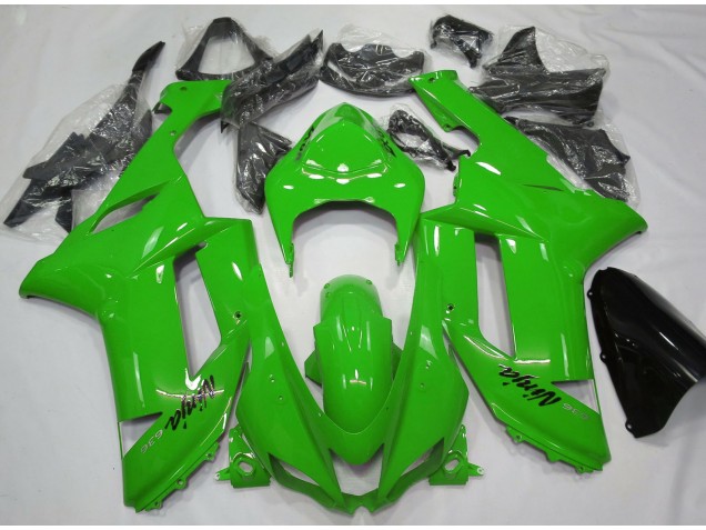 2007-2008 Gloss Green Kawasaki ZX6R Motorcycle Fairing 2007-2008 Gloss Green Kawasaki ZX6R Motorcycle Fairing