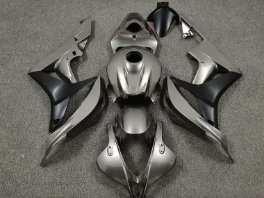 2007-2008 Gloss Grey and Black Honda CBR600RR Motorcycle Fairing