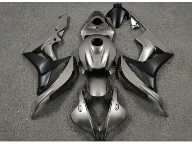 2007-2008 Gloss Grey and Black Honda CBR600RR Motorcycle Fairing