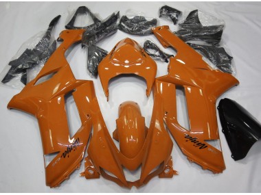 2007-2008 Gloss Orange Kawasaki ZX6R Motorcycle Fairing
