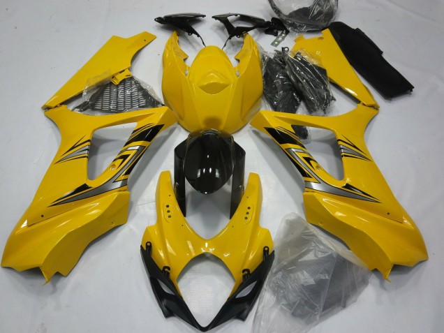 2007-2008 Gloss Yellow Suzuki GSXR 1000 Motorcycle Fairing 2007-2008 Gloss Yellow Suzuki GSXR 1000 Motorcycle Fairing