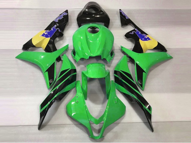 2007-2008 Green & Blue Bull Honda CBR600RR Motorcycle Fairing 2007-2008 Green & Blue Bull Honda CBR600RR Motorcycle Fairing