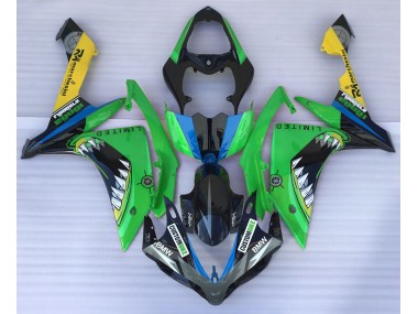 2007-2008 Green Shark Yamaha R1 Motorcycle Fairing