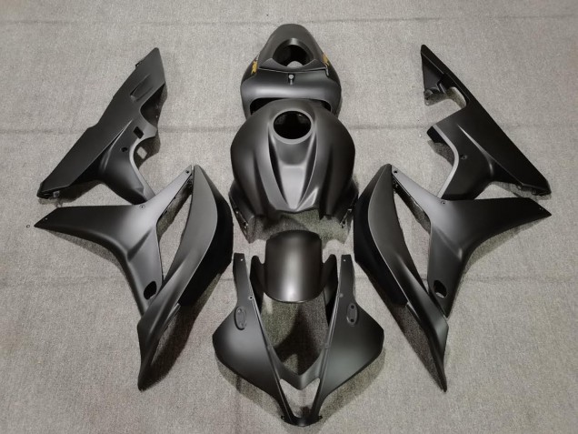 2007-2008 Matte Black Honda CBR600RR Motorcycle Fairing