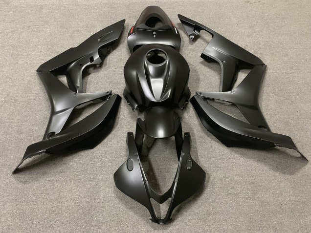 2007-2008 Matte Black Honda CBR600RR Motorcycle Fairing