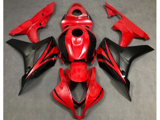 2007-2008 Pearl Red & Black Honda CBR600RR Motorcycle Fairing 2007-2008 Pearl Red & Black Honda CBR600RR Motorcycle Fairing