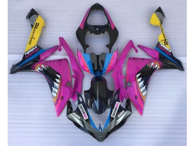 2007-2008 Pink Shark Yamaha R1 Motorcycle Fairing