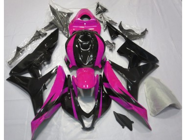 2007-2008 Pink and Black OEM Design Honda CBR600RR Motorcycle Fairing