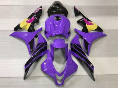 2007-2008 Purple & Pink Bull Honda CBR600RR Motorcycle Fairing