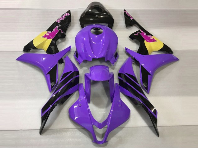 2007-2008 Purple & Pink Bull Honda CBR600RR Motorcycle Fairing