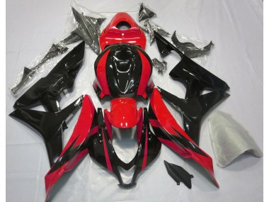 2007-2008 Red and Black OEM Design Honda CBR600RR Motorcycle Fairing