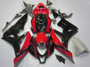 2007-2008 Red and Black OEM Design Honda CBR600RR Motorcycle Fairing
