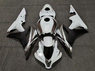 2007-2008 White OEM Style Honda CBR600RR Motorcycle Fairing