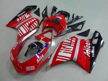 2007-2014 Alice Red Ducati Ducati 848 1098 1198 Motorcycle Fairing