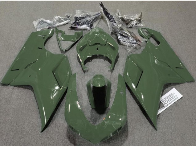 2007-2014 Army Green Gloss Ducati Ducati 848 1098 1198 Motorcycle Fairing 2007-2014 Army Green Gloss Ducati Ducati 848 1098 1198 Motorcycle Fairing