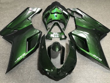 2007-2014 Deep Green Ducati Ducati 848 1098 1198 Motorcycle Fairing