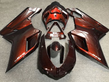 2007-2014 Deep Orange Ducati Ducati 848 1098 1198 Motorcycle Fairing