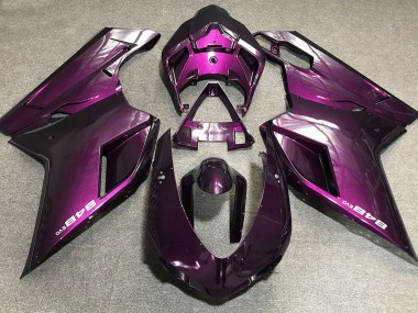 2007-2014 Deep Pink Ducati Ducati 848 1098 1198 Motorcycle Fairing