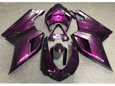2007-2014 Deep Pink Ducati Ducati 848 1098 1198 Motorcycle Fairing