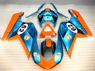 2007-2014 Matte Gulf Ducati Ducati 848 1098 1198 Motorcycle Fairing