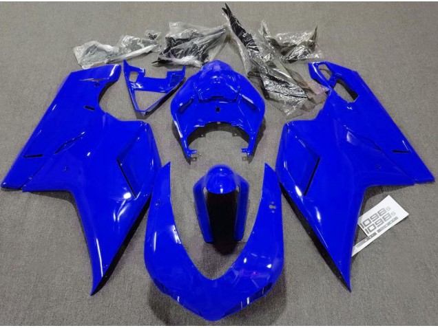 2007-2014 Plain Gloss Blue Ducati Ducati 848 1098 1198 Motorcycle Fairing