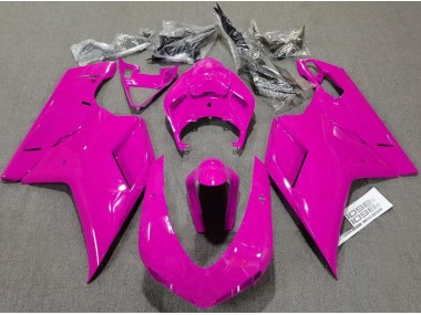2007-2014 Plain Gloss Pink Ducati Ducati 848 1098 1198 Motorcycle Fairing