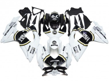 2008-2010 Black Lucky Strike 79 Suzuki GSXR 600-750 Motorcycle Fairing