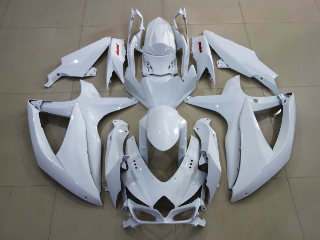 2008-2010 Bright White and Red Suzuki GSXR 600-750 Motorcycle Fairing 2008-2010 Bright White and Red Suzuki GSXR 600-750 Motorcycle Fairing