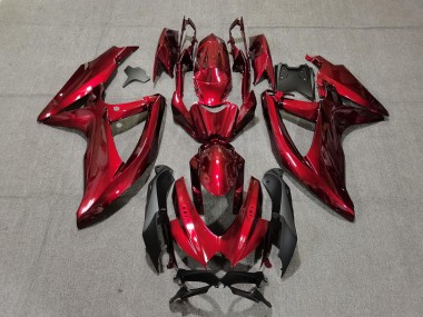2008-2010 Deep Red Suzuki GSXR 600-750 Motorcycle Fairing