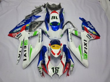 2008-2010 Fixi Blue Suzuki GSXR 600-750 Motorcycle Fairing