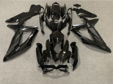 2008-2010 Gloss Black Suzuki GSXR 600-750 Motorcycle Fairing