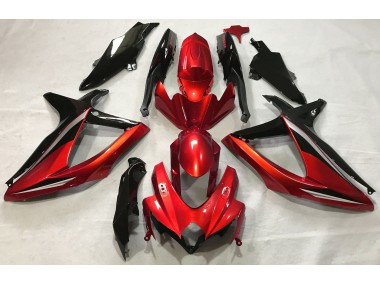 2008-2010 Gloss Red Suzuki GSXR 600-750 Motorcycle Fairing